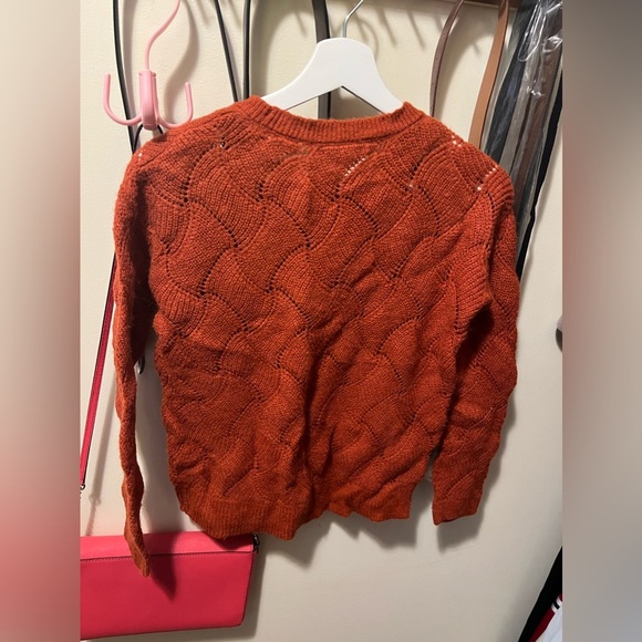 Tagline Orange Sweater XS size wore - Picture 4 of 4